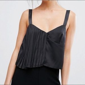 Missguided Pleated Detail Cami Top
